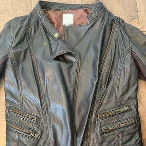 Halogen Chocolate 🍫 Brown Pleather Jacket